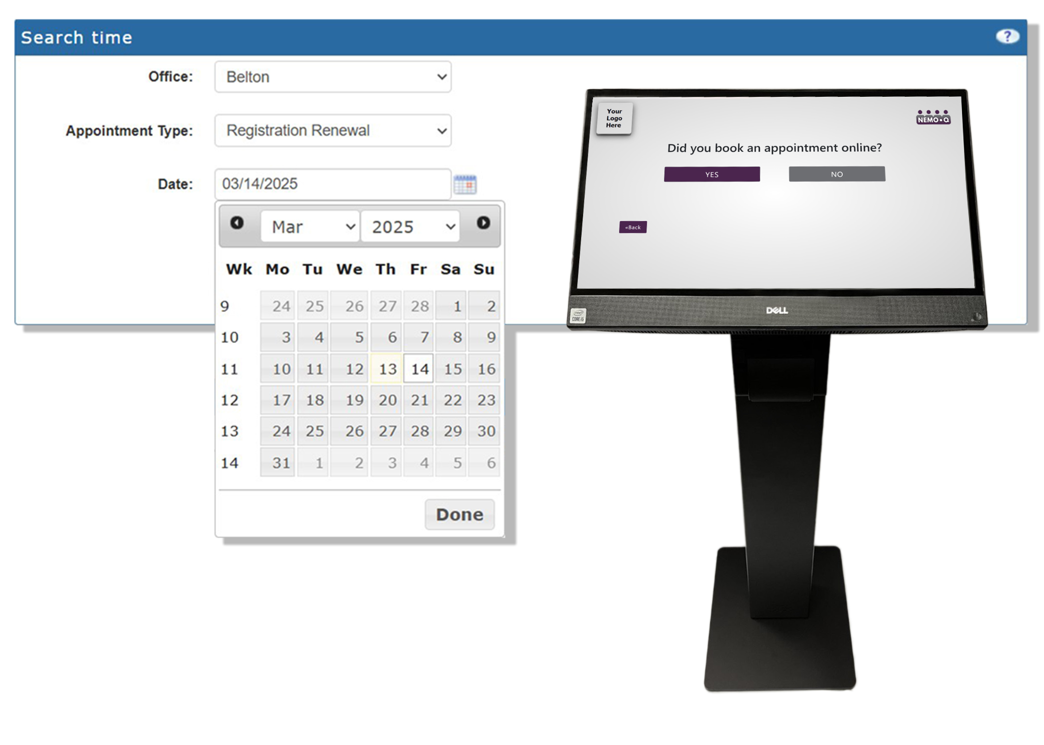 Appointment header
